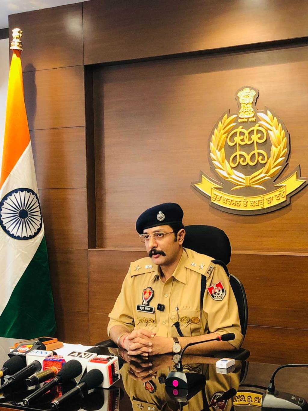 Zero Tolerance Against Gangsters Extortion and Organized Crime Focus on CitizenCentric Policing SSP Varun Sharma IPS Assumes Charge of SAS Nagar